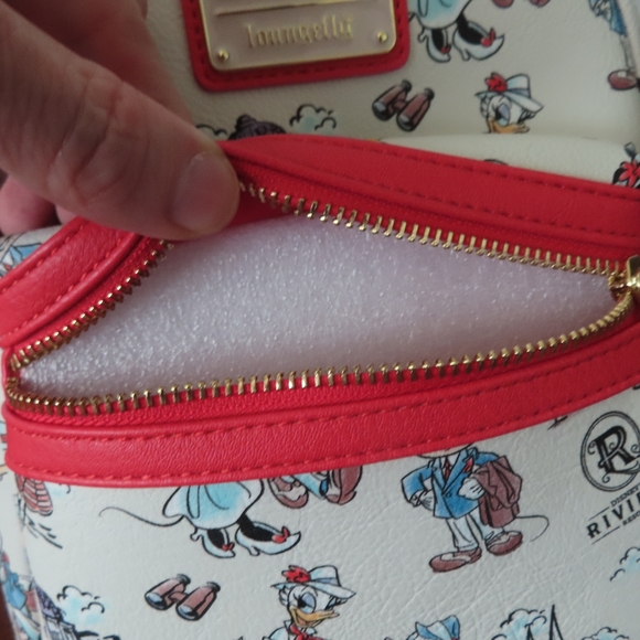 Disney Parks Loungefly Disney Riviera Resort & Spa Mini Backpack New - Picture 3 of 10